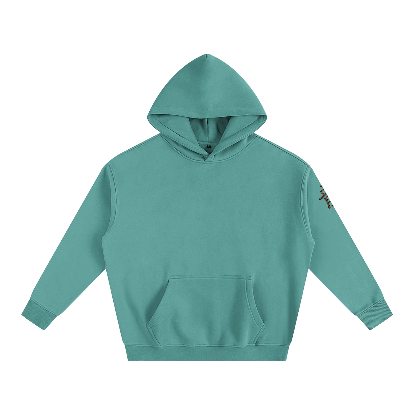 Samurai Cat, Oversize Fleeced Hoodie