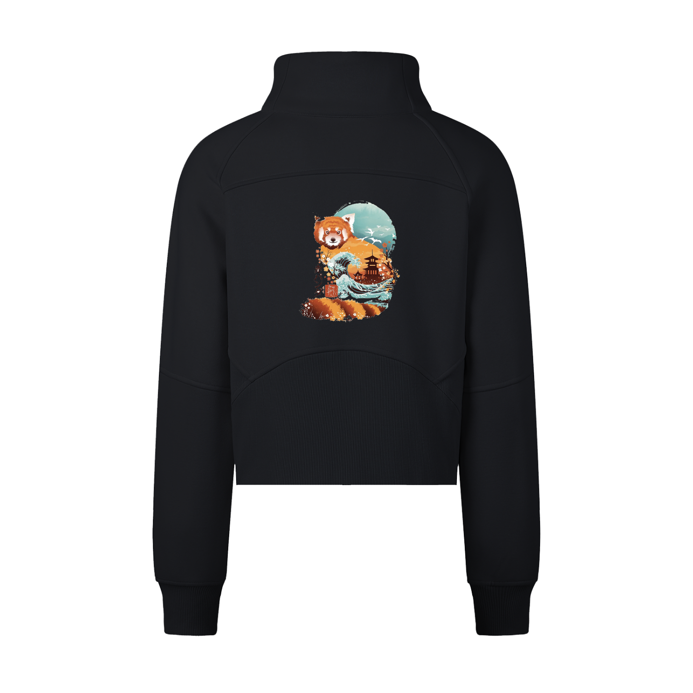 Inari, Cropped Half-Zip Sweatshirt