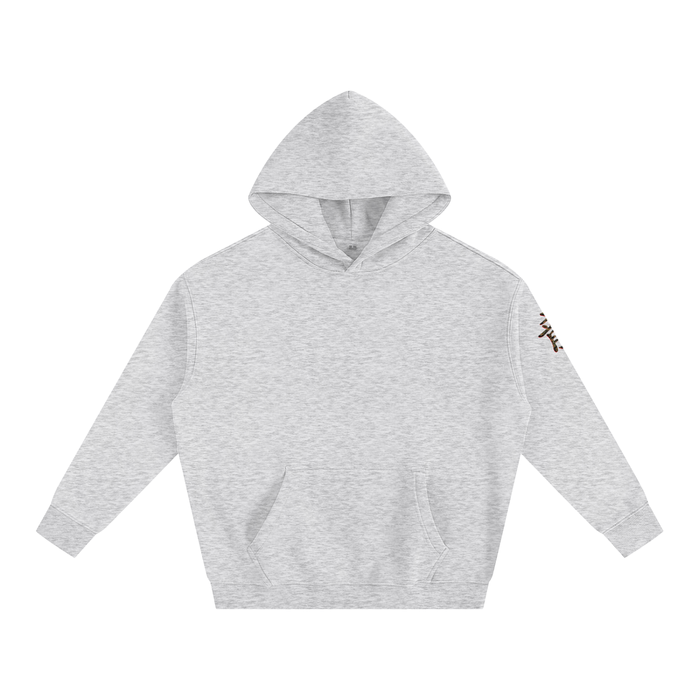 Samurai Cat, Oversize Fleeced Hoodie