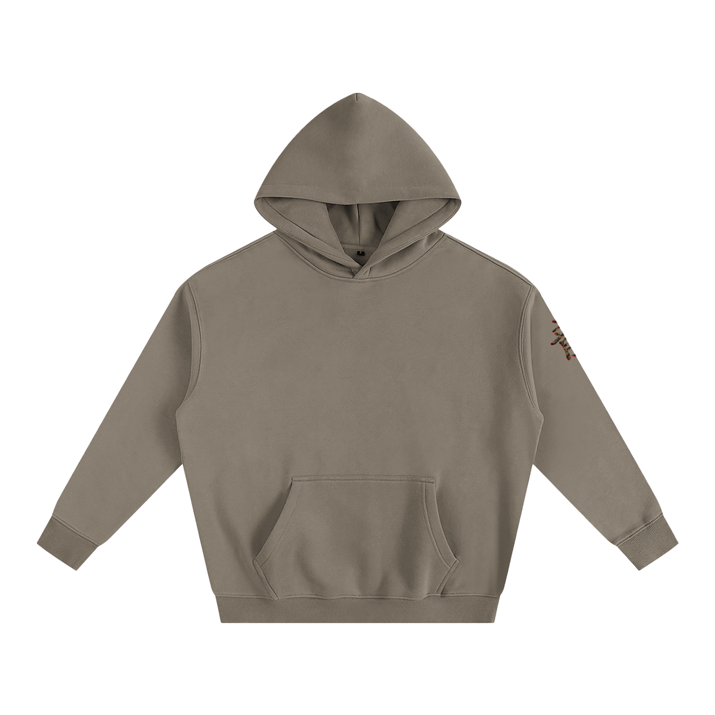 Samurai Cat, Oversize Fleeced Hoodie