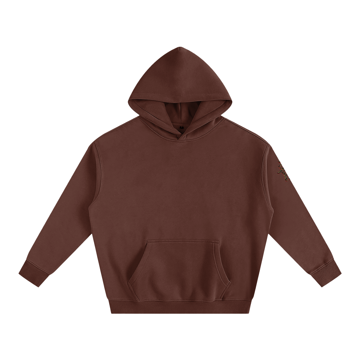 Samurai Cat, Oversize Fleeced Hoodie