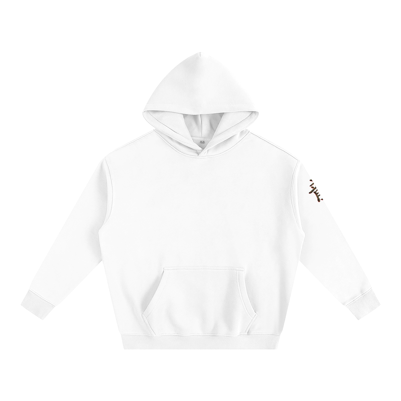 Samurai Cat, Oversize Fleeced Hoodie