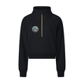 Inari, Cropped Half-Zip Sweatshirt