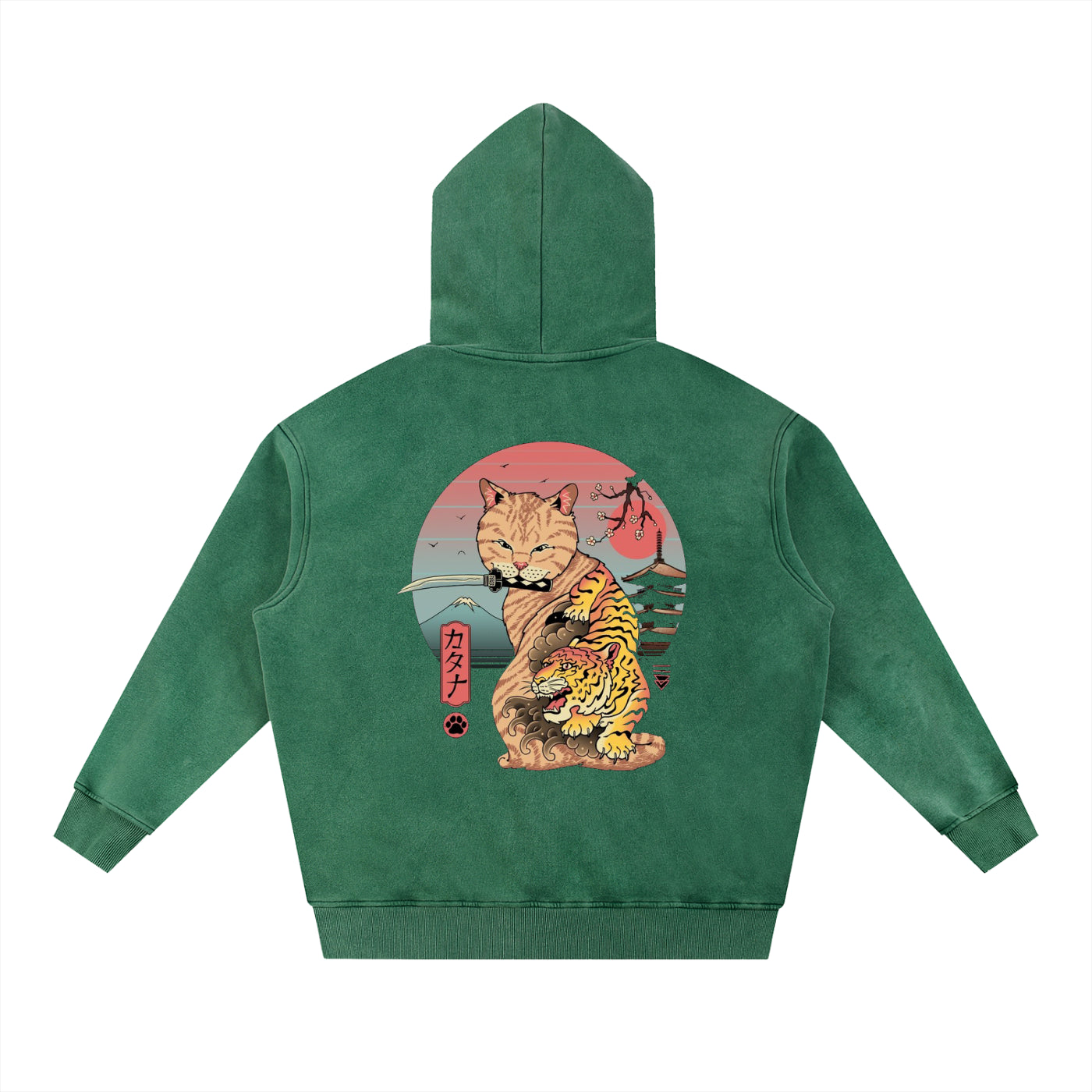 Neko, Snow Wash Fleece Oversize Hoodie