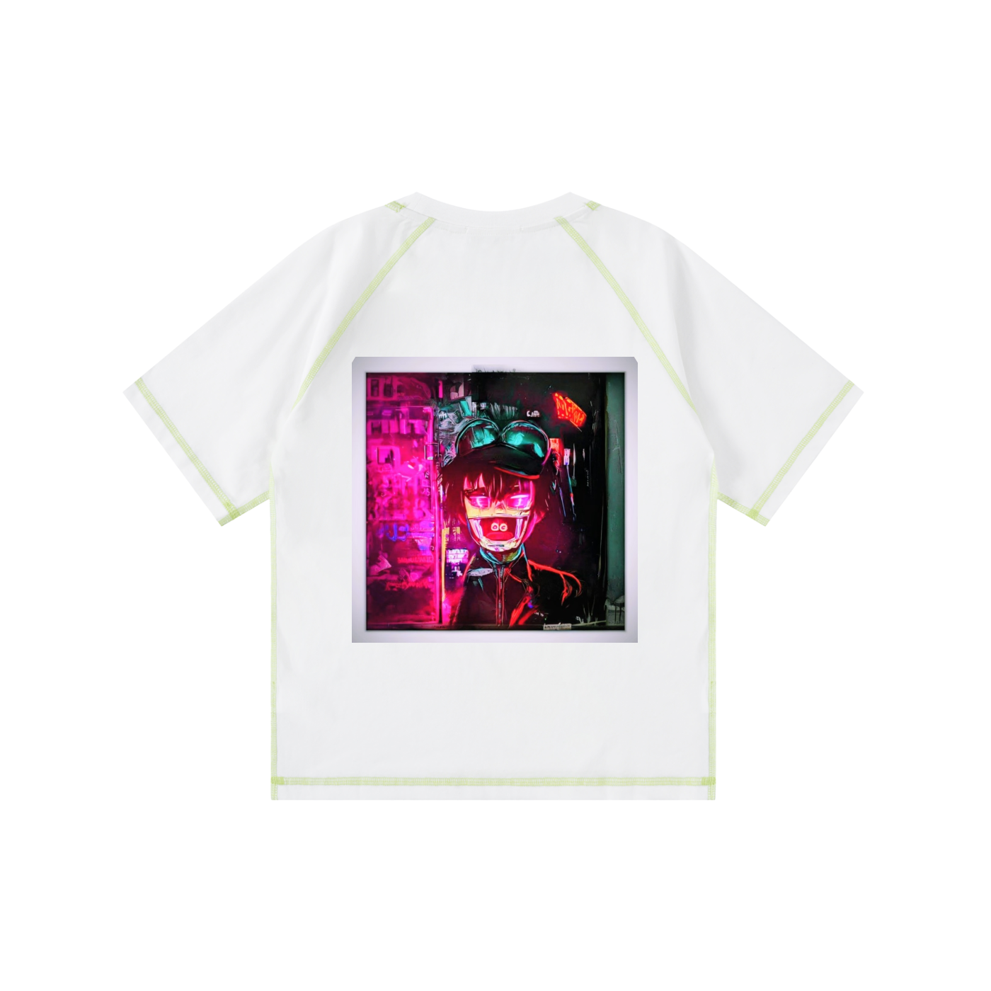 Punk, Loose Contrast-Stitched Kids' T-Shirt