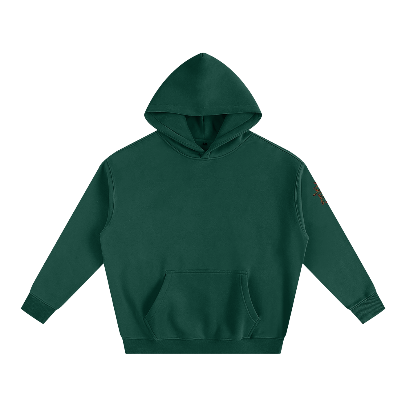 Samurai Cat, Oversize Fleeced Hoodie
