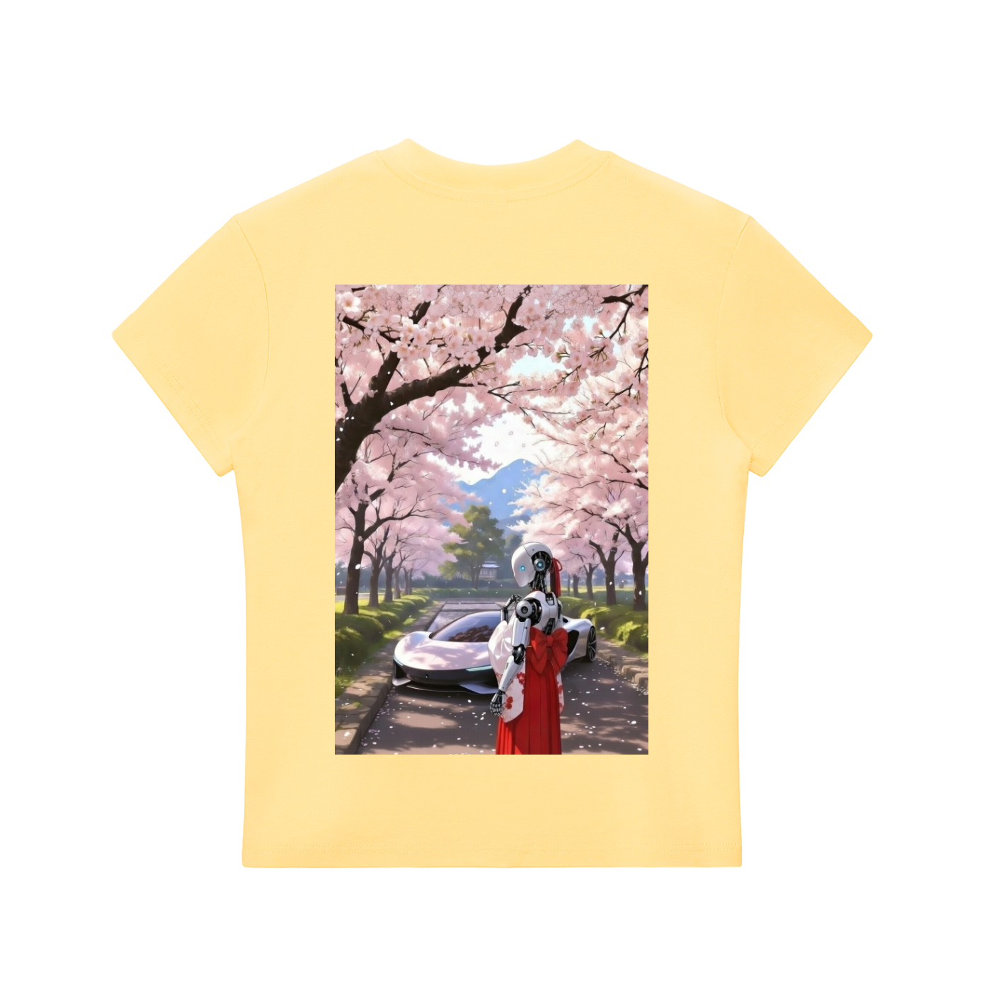Android Sakura, Essential Bodycon Crewneck T-Shirt