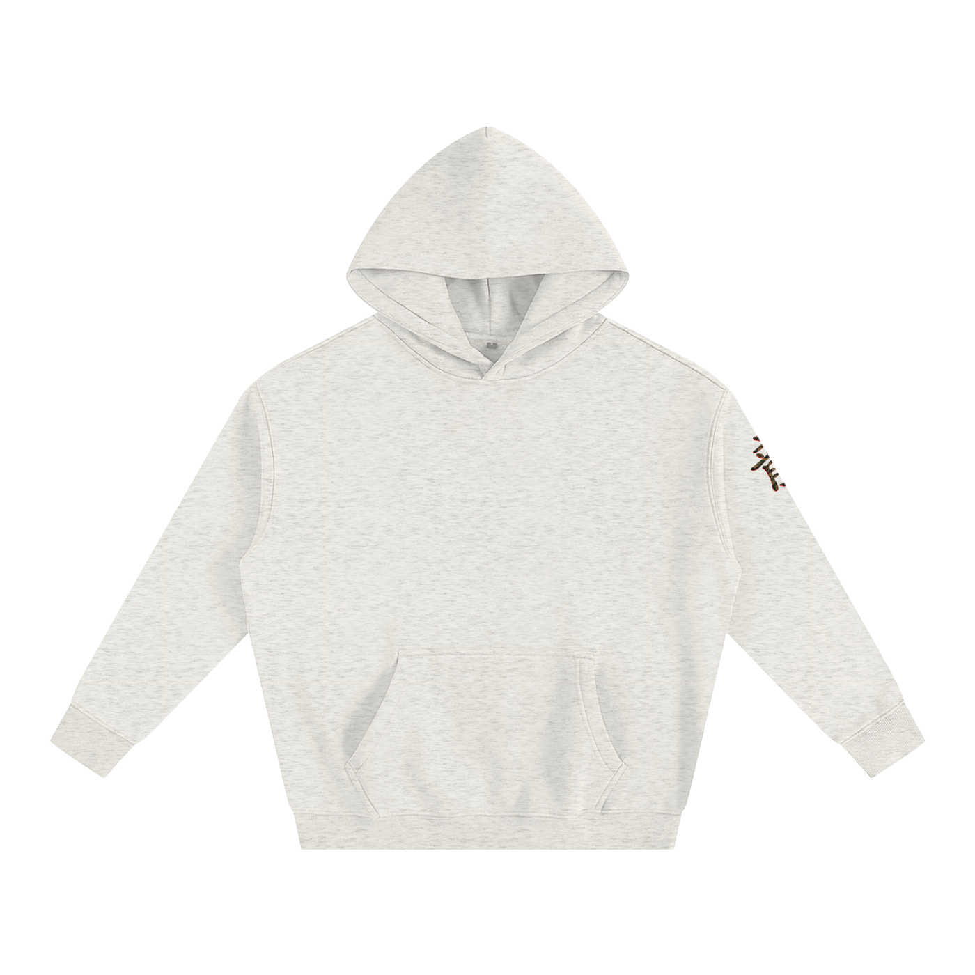 Samurai Cat, Oversize Fleeced Hoodie