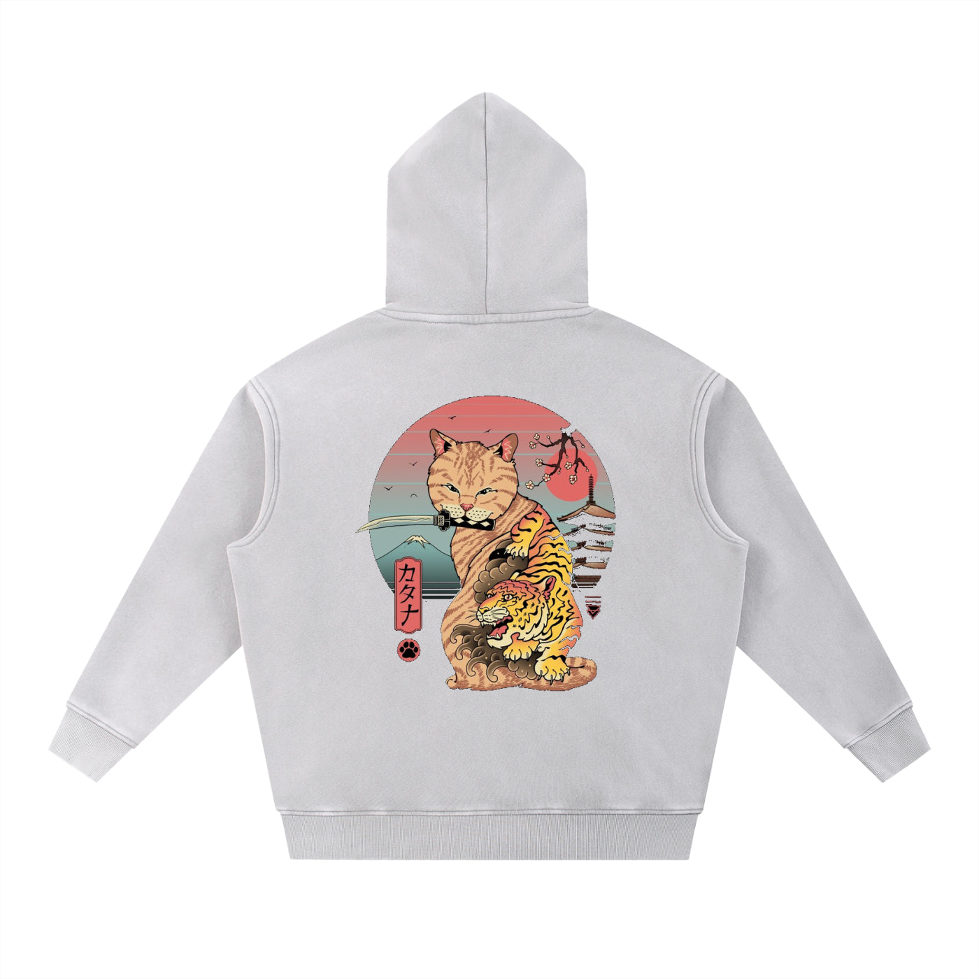 Neko, Snow Wash Fleece Oversize Hoodie