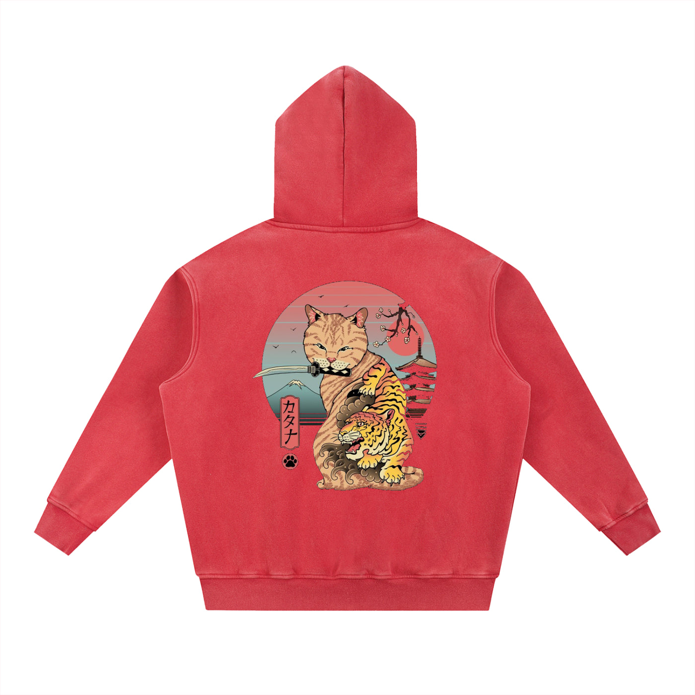 Neko, Snow Wash Fleece Oversize Hoodie