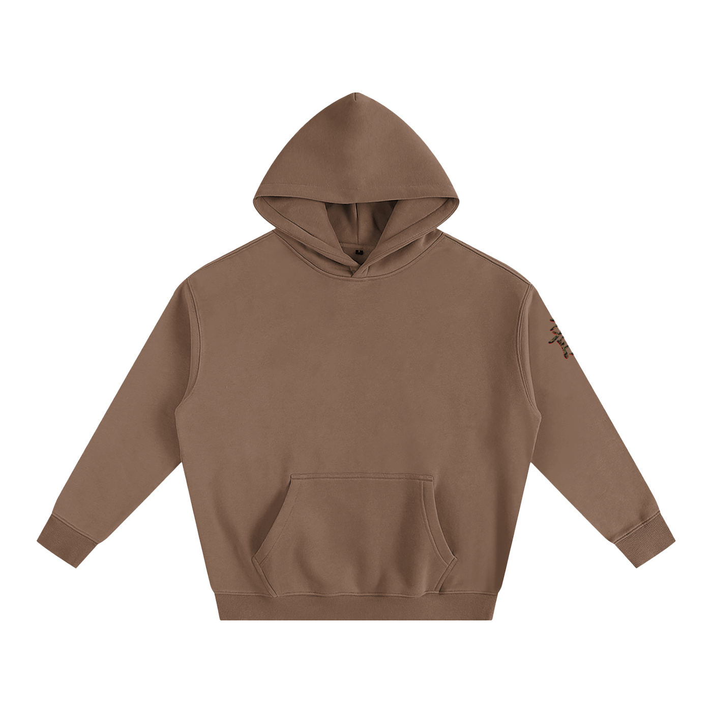 Samurai Cat, Oversize Fleeced Hoodie