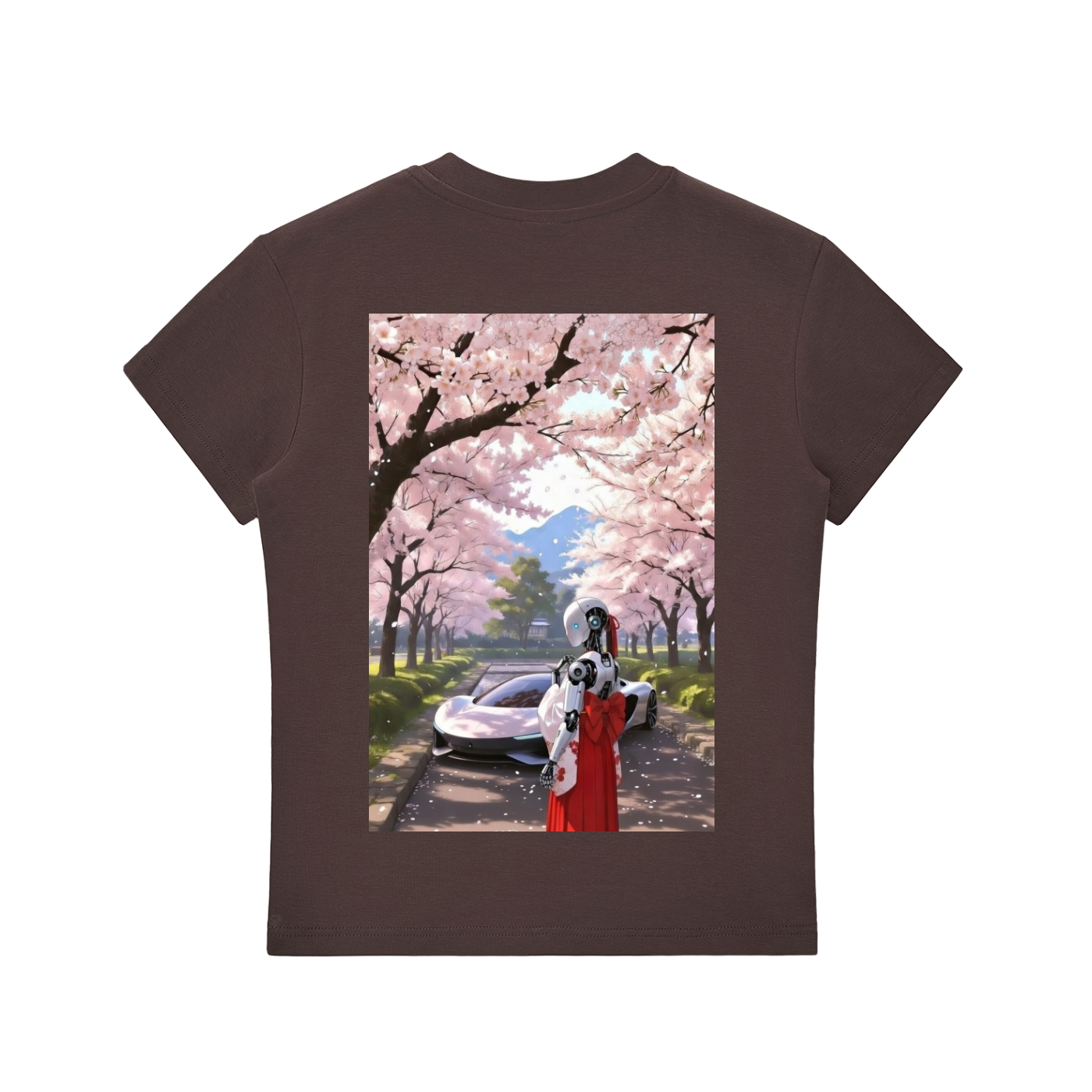 Android Sakura, Essential Bodycon Crewneck T-Shirt