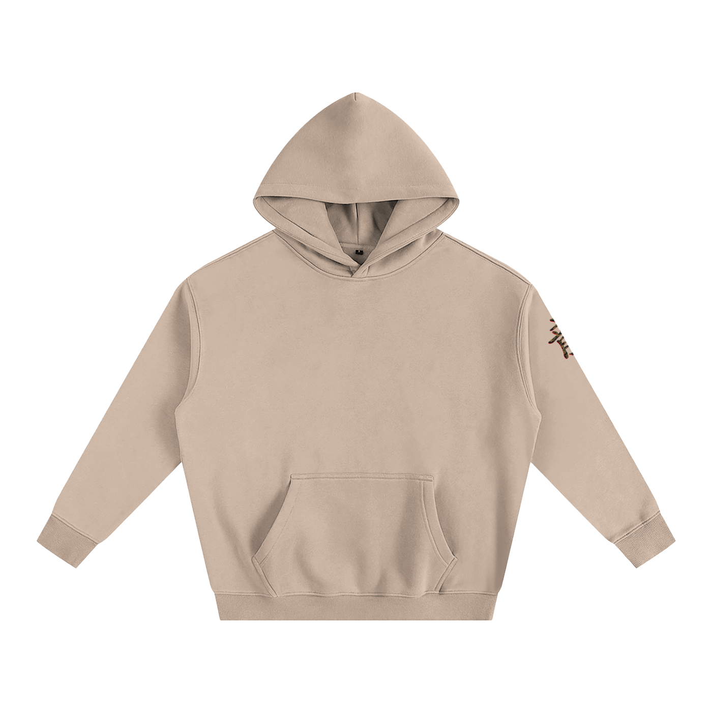 Samurai Cat, Oversize Fleeced Hoodie