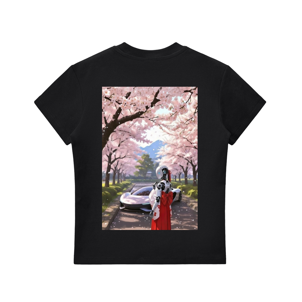 Android Sakura, Essential Bodycon Crewneck T-Shirt
