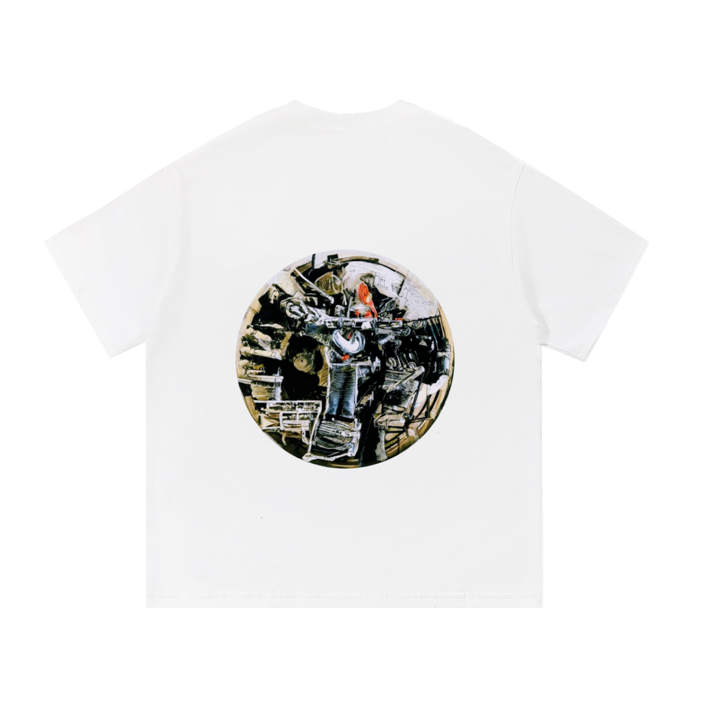 Robot Record, Cotton T-Shirt