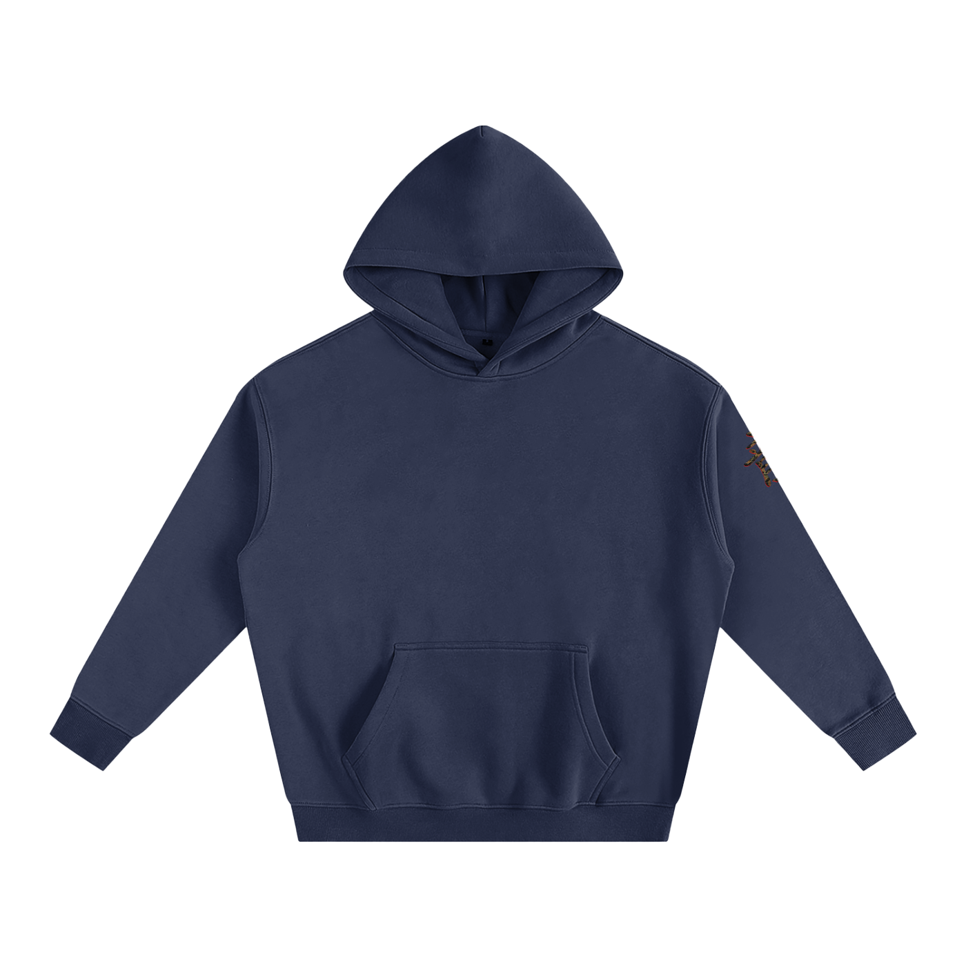 Samurai Cat, Oversize Fleeced Hoodie